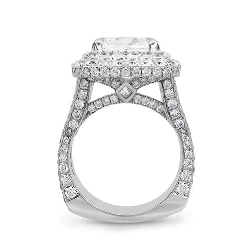 4 CARAT CUSHION CUT DIAMOND ENGAGEMENT RING - ALL ENGAGEMENT RINGS