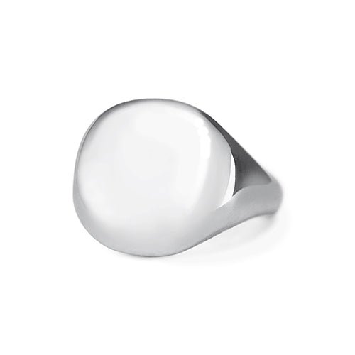 CELESTE SIGNET PINKY RING IN STERLING SILVER - ALL RINGS