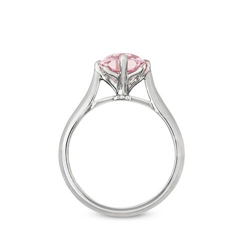 THE CLAIRE PINK SAPPHIRE RING IN PLATINUM - ALL ENGAGEMENT RINGS