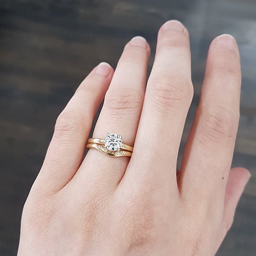 MONROE WEDDING BAND IN 14 KARAT YELLOW GOLD - ALL RINGS
