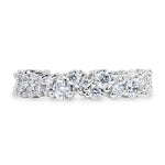 WIDE JOYCE DIAMOND BAND IN FULL ETERNITY WHITE GOLD - ALL RINGS