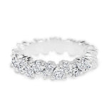 WIDE JOYCE DIAMOND BAND IN FULL ETERNITY WHITE GOLD - ALL RINGS