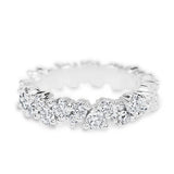 WIDE JOYCE DIAMOND BAND IN FULL ETERNITY WHITE GOLD - ALL RINGS