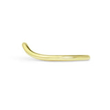 CURVED ROUND BAND IN 14 KARAT YELLOW GOLD -
