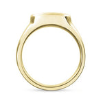 STARBURST DIAMOND SIGNET PINKY RING IN GOLD - ALL RINGS