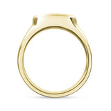 STARBURST DIAMOND SIGNET PINKY RING IN GOLD - ALL RINGS