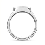 STARBURST SIGNET PINKY RING WITH BLUE TOPAZ - ALL RINGS