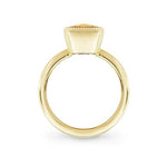 5 CARAT YELLOW SAPPHIRE RING IN 18 KARAT GOLD - ALL RINGS
