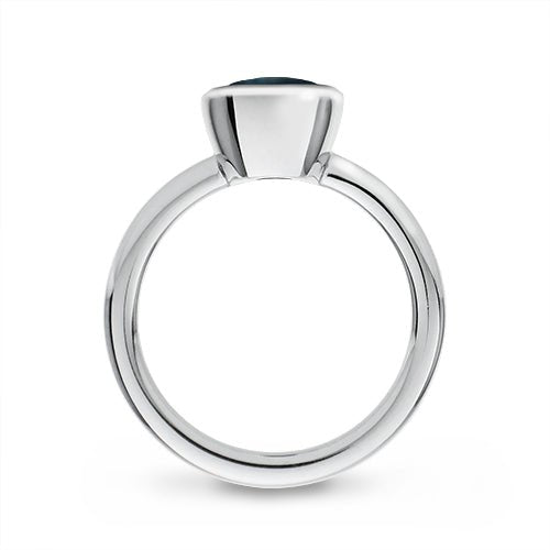 3 CARAT BLUE SAPPHIRE RING IN PLATINUM - ALL RINGS