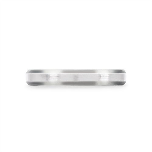 THE TITAN THIN WEDDING BAND IN 14 KARAT WHITE GOLD - ALL RINGS