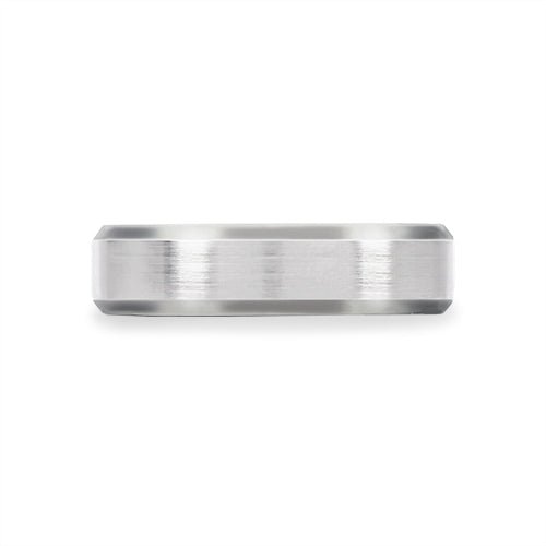 THE TITAN HEAVY WEDDING BAND IN WHITE GOLD - ALL RINGS