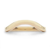 CURVED FLAT TOP WEDDING BAND IN YELLOW GOLD - ALL RINGS