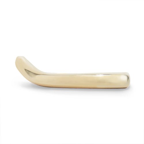 CURVED FLAT TOP WEDDING BAND IN YELLOW GOLD - ALL RINGS