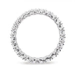 EMERALD CUT DIAMOND FULL ETERNITY RING -