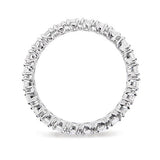 EMERALD CUT DIAMOND FULL ETERNITY RING -