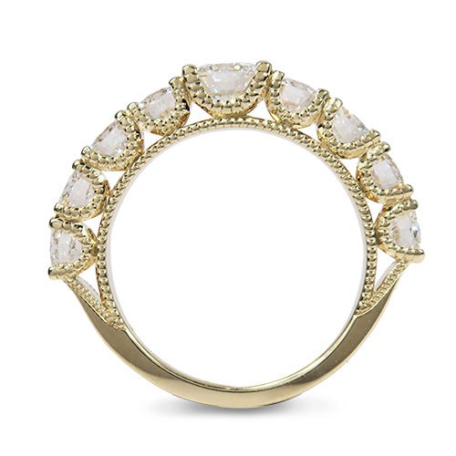9 ROUND BRILLIANT CUT DIAMOND BAND - ALL RINGS