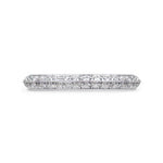 KNIFE EDGE DIAMOND BAND IN 14K WHITE GOLD - ALL RINGS