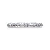 KNIFE EDGE DIAMOND BAND IN 14K WHITE GOLD - ALL RINGS