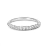 KNIFE EDGE DIAMOND BAND IN 14K WHITE GOLD - ALL RINGS