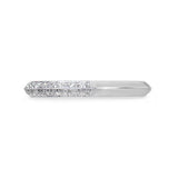 KNIFE EDGE DIAMOND BAND IN 14K WHITE GOLD - ALL RINGS