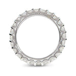 CATHEDRAL FULL ETERNITY WEDDING BAND WITH 2.5MM DIAMONDS - ANNIVERSARY & CELEBRATION RINGS
