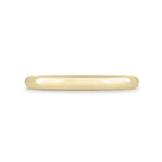 FINE ROUND RING IN HIGH POLISH GOLD - ALL RINGS