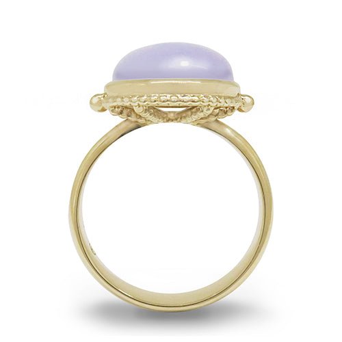 NAUTICAL RING WITH LAVENDER CHALCEDONY - ALL RINGS
