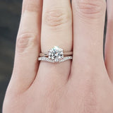 BLOSSOM DIAMOND ENGAGEMENT RING IN PLATINUM - ALL ENGAGEMENT RINGS