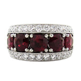 RUBY & DIAMOND ANNIVERSARY RING -
