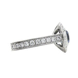 ROBIN SAPPHIRE & PLATINUM RING -