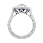 ROBIN SAPPHIRE & PLATINUM RING -