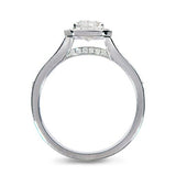 RADIANT CUT DIAMOND ENGAGEMENT RING WITH SPLIT SHANK - ALL RINGS