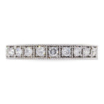 JUBILEE BAND IN WHITE GOLD WITH DIAMONDS - ANNIVERSARY & CELEBRATION RINGS