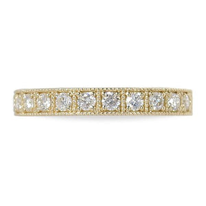 JUBILEE BAND IN YELLOW GOLD WITH DIAMONDS - ALL RINGS