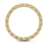 LUNA DIAMOND WEDDING BAND IN YELLOW GOLD - ANNIVERSARY & CELEBRATION RINGS