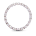 LUNA DIAMOND WEDDING BAND IN WHITE GOLD - ANNIVERSARY & CELEBRATION RINGS