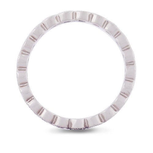 LUNA DIAMOND WEDDING BAND IN WHITE GOLD - ANNIVERSARY & CELEBRATION RINGS