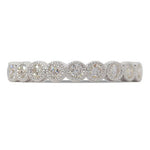 LUNA DIAMOND WEDDING BAND IN WHITE GOLD - ANNIVERSARY & CELEBRATION RINGS