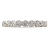 LUNA DIAMOND WEDDING BAND IN WHITE GOLD - ANNIVERSARY & CELEBRATION RINGS