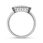 ELLA RING IN WHITE GOLD WITH DIAMOND PAVÉ - ANNIVERSARY & CELEBRATION RINGS