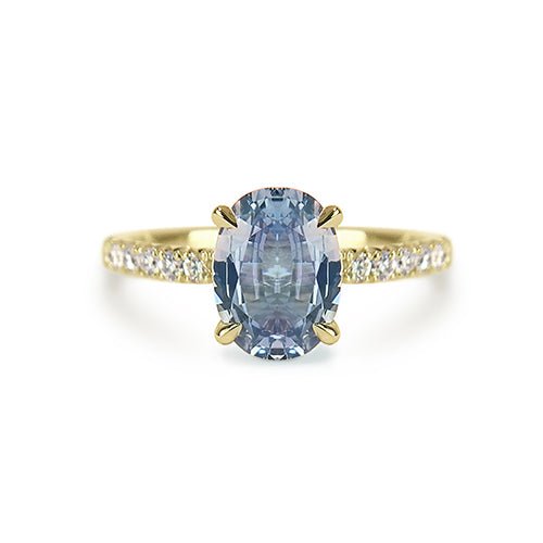 BELLA PERIWINKLE BLUE SAPPHIRE ENGAGEMENT RING - ALL ENGAGEMENT RINGS