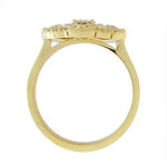 PINK SAPPHIRE AND DIAMOND RING -