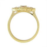 PINK SAPPHIRE AND DIAMOND RING -