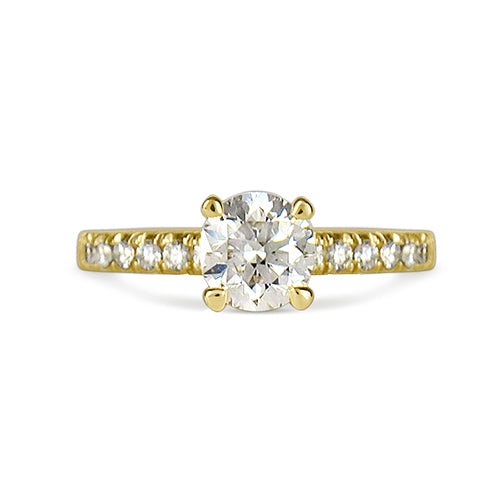 golden diamond ring japonais * zen garden ⋆ Oogst Sieraden