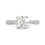 BELLA ENGAGEMENT RING WITH 1CT CANADIAN DIAMOND & HALF ETERNITY - ALL RINGS