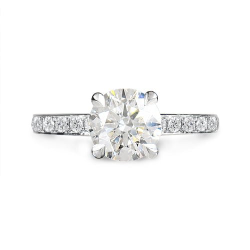 BELLA ENGAGEMENT RING WITH 1CT CANADIAN DIAMOND & HALF ETERNITY - ALL RINGS
