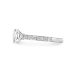 BELLA ENGAGEMENT RING WITH 1CT CANADIAN DIAMOND & HALF ETERNITY - ALL RINGS