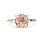 BELLA MORGANITE ENGAGEMENT RING IN ROSE GOLD - ALL RINGS