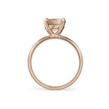 BELLA MORGANITE ENGAGEMENT RING IN ROSE GOLD - ALL RINGS