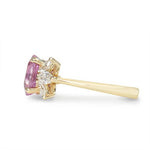 OLIVIA PINK SAPPHIRE & DIAMOND RING - ALL RINGS